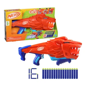 Pistola Nerf Junior Wild Lionfury Lanzador Diseño De Leon (copia)