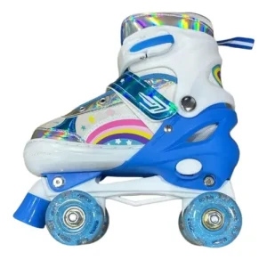 Patines De Ruedas Ajustables De 4 Tamaños Para Niños Y Niñas