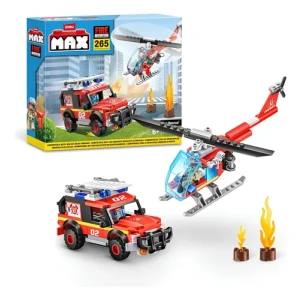 Zuru Max Rescate De Bomberos Bloques Para Armar 265pcs