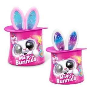 Zuru Conejo De Peluche Sorpresa Pet Alive Magic Bunny Blanco