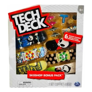 Tech Deck Patinetas Para Dedos Pack 6 Tablas Personalizadas