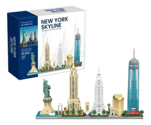 Set De Bloques Para Armar Skyline Nueva York Similar A Lego