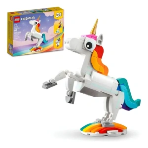 Lego Creator 31140 Juguete Magico Unicornio 3 En 1 Arcoiris