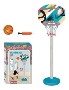 Set Aro De Basketball Con Base Pelota E Inflador