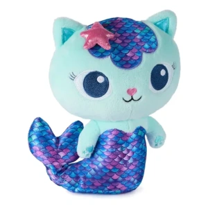 Gabbys Dollhouse Mercat Gato Sirena De Peluche Interactivo