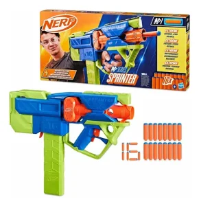 Pistola Nerf Con Lanzador Series N Sprinter 16 Dardos