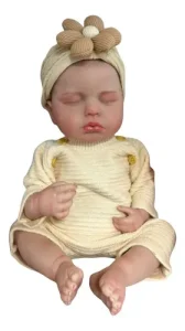 Muñeca Bebe Reborn Real Silicon Niñas Accesorios Caja 50cm