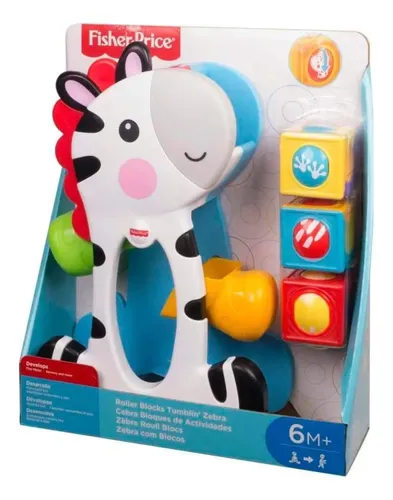 Fisher Price Cebra Bloques De Actividades Para Bebes