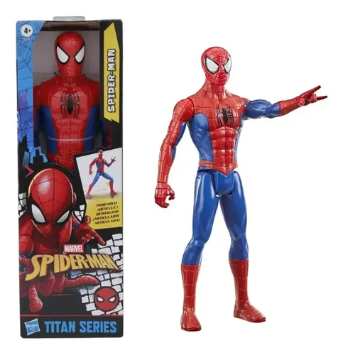 Spiderman Figura Marvel Muñeco Titan Hero Original Hasbro