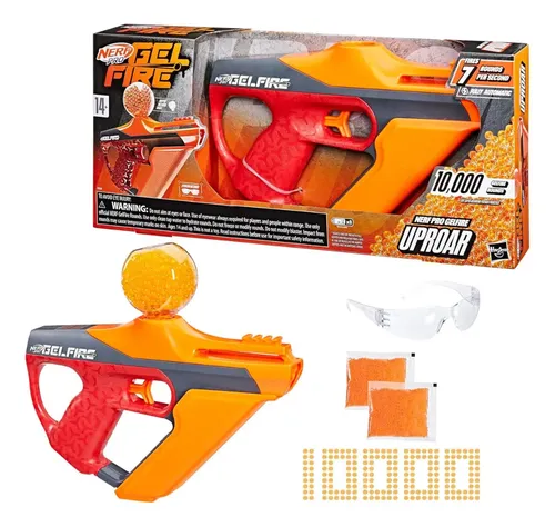 Pistola Nerf Pro Gelfire Uproar Automatica 10000 Esferas