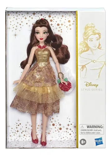 Muñeca Clásica Disney Bella Original Con Anillo 30cm