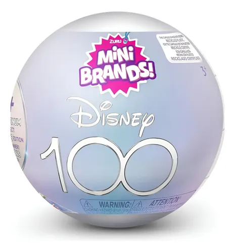 Mini Brands Disney 100 Zuru Edición Limitada Plateada