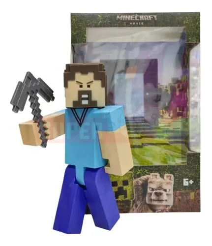 Minecraft Steve Figura De Accion Pixel Basada En La Pelicula